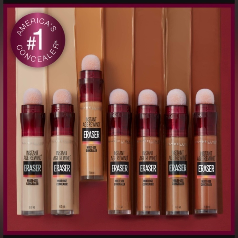 💫 2x Maybelline ERASER INSTANT AGE REWIND Multi-use CONCEALER; DEEP BRONZE - Picture 7 of 8